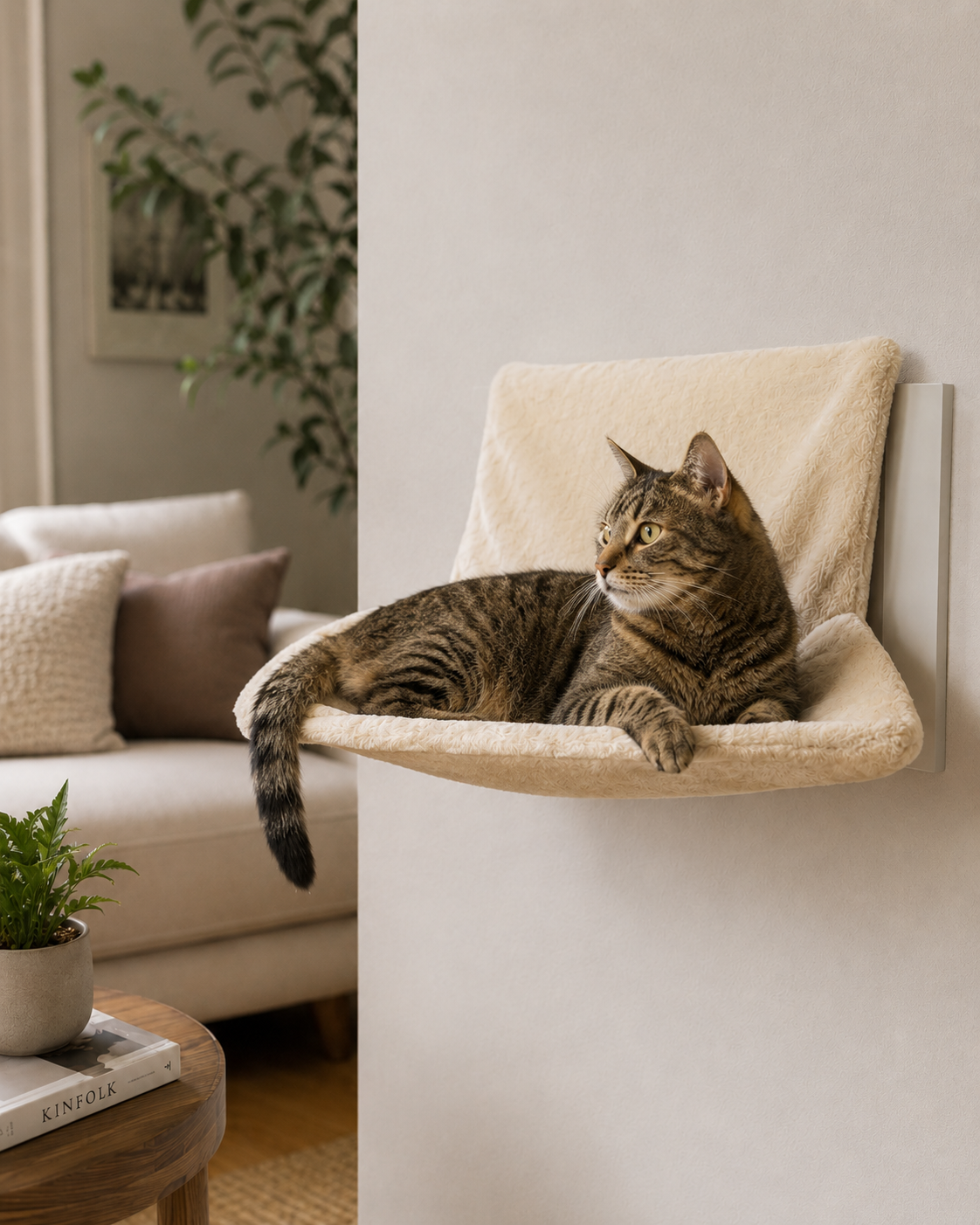 Easy Attach Cat Bed - Warm Hanging Cat Hammock