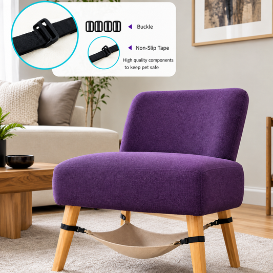Chair Lounger Hammock - Space-Saving Cat Bed